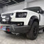 FRONT BUMPER GUARD for LAND ROVER DEFENDER L663 90 110 2019+

Set includes:
Front Bumper Guard

Material: Aluminum Alloy

NOTE: Professional installation is required.