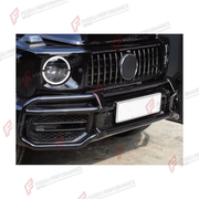 FRONT BUMPER GUARD PROTECTION for Mercedes-Benz G-Class W464 G63 2019 - 2024
Set includes:

Front Bumper Guard Protection
Material: Plastic, Stainless Steel

NOTE: Professional installation is required.