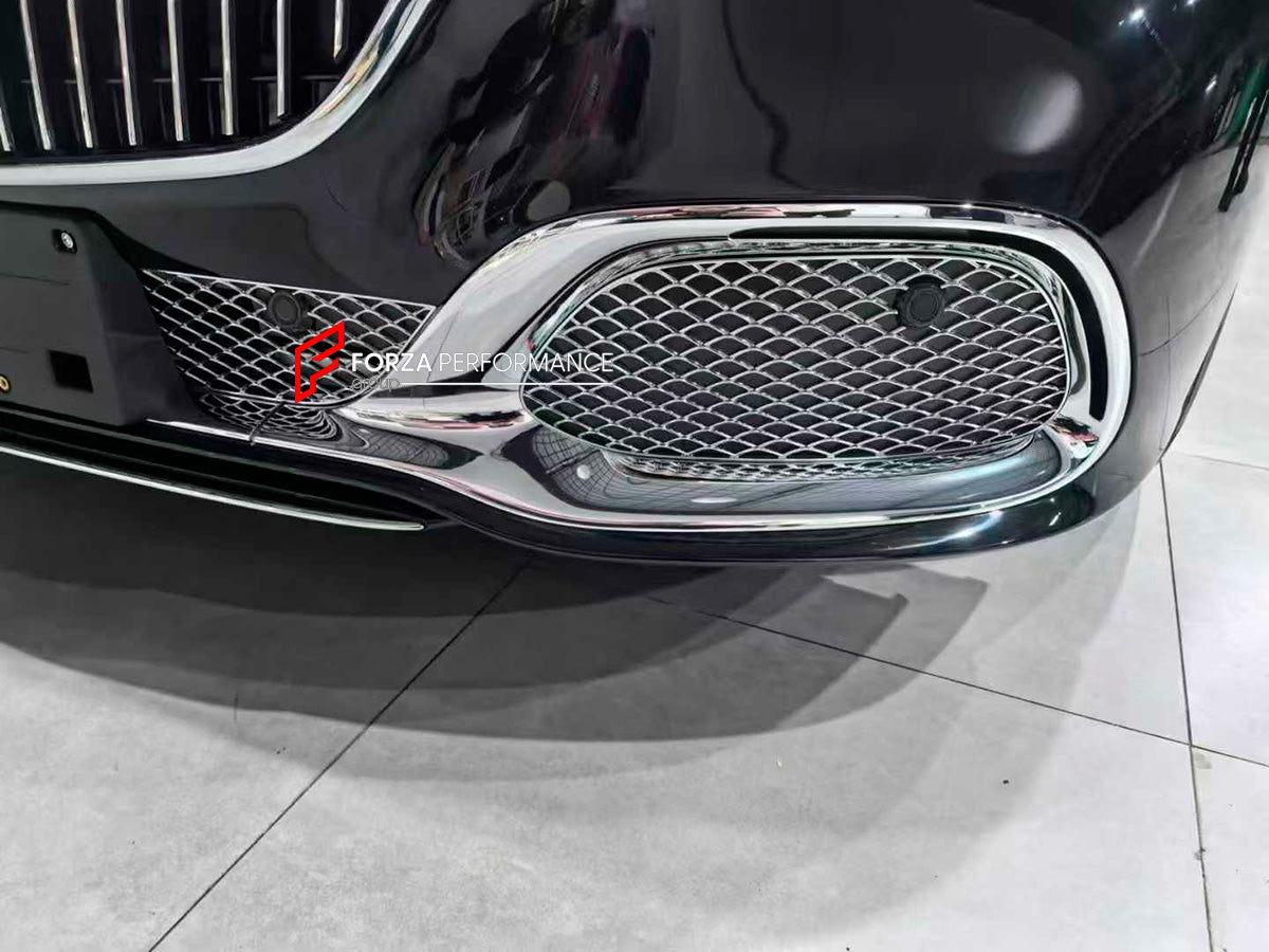 FRONT BUMPER LOWER MESH for MERCEDES-BENZ S-CLASS S480 S580 W223 S480 S580 2020+ to S680 MAYBACH

Set includes:

Front Bumper Mesh

Material: Plastic

Note: Professional installation is required.