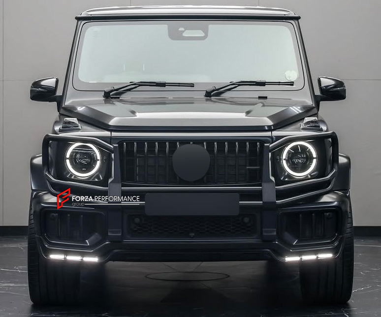 FRONT BUMPER PROTECTOR GRILLE PROTECTOR BULL BAR GUARD for MERCEDES BENZ G-CLASS W465 G63 2024+

Set includes:

Bull Bar

Material: Stainless Steel
