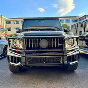 FRONT BUMPER PROTECTOR GRILLE PROTECTOR BULL BAR GUARD for MERCEDES BENZ G-CLASS W465 G63 2024+

Set includes:

Bull Bar

Material: Stainless Steel
