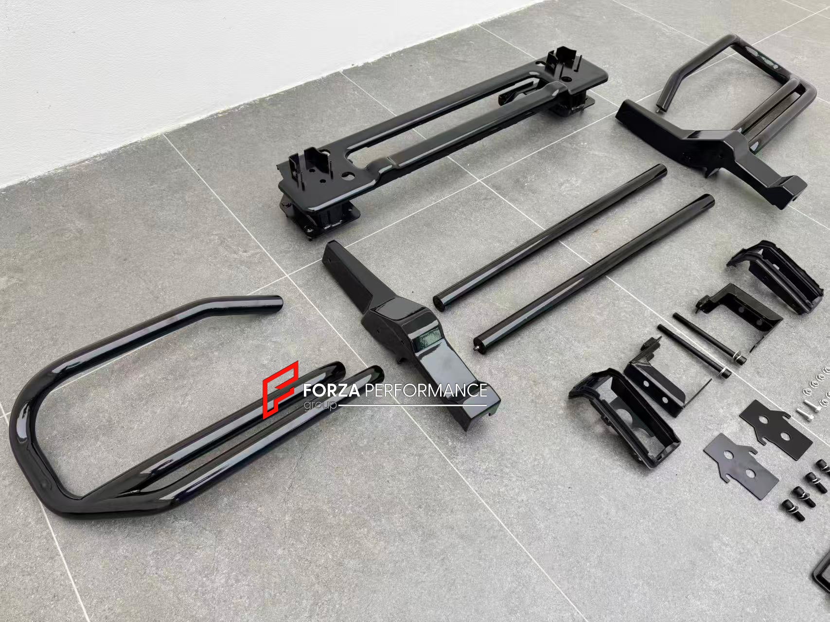 FRONT BUMPER PROTECTOR GRILLE PROTECTOR BULL BAR GUARD for MERCEDES BENZ G-CLASS W465 G63 2024+

Set includes:

Bull Bar

Material: Stainless Steel
