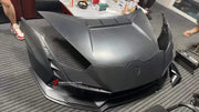 FACELIFT CONVERSION MATTE CARBON BODY KIT FOR LAMBORGHINI HURACAN LP580 EVO LP610 EVO UPGRADE TO HURACAN EVO TECNICA 640