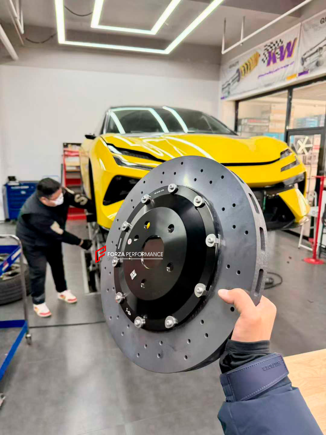 We manufacture premium quality carbon ceramic brakes discs rotors for LOTUS EMEYA 2024+ in any size

Specification:

6 Pot Front Brake Calipers
Front disc: 405 mm, thickness 34 mm

Material: Carbon Ceramic ( C / SiC) rings, Aluminium hat / bell

Includes: Carbon ceramic brake disсs / rotors, brake pads.

Fitment: Direct Bolt-On replace OE IRON

BRAKE DISCS ROTORS CAN BE MADE FOR YOUR CAR IN ANY SIZE AND UPGRADED FROM IRON / STEEL DISCS TO CARBON CERAMIC

PLEASE INCLUDE YOUR CAR VIN, MODEL, YEAR AND WHEELS S