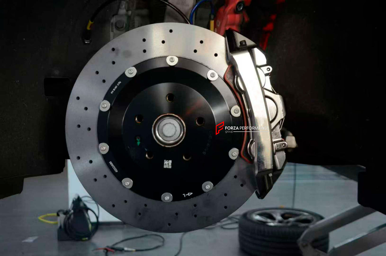 We manufacture premium quality carbon ceramic brakes discs rotors for LOTUS EMEYA 2024+ in any size

Specification:

6 Pot Front Brake Calipers
Front disc: 405 mm, thickness 34 mm

Material: Carbon Ceramic ( C / SiC) rings, Aluminium hat / bell

Includes: Carbon ceramic brake disсs / rotors, brake pads.

Fitment: Direct Bolt-On replace OE IRON

BRAKE DISCS ROTORS CAN BE MADE FOR YOUR CAR IN ANY SIZE AND UPGRADED FROM IRON / STEEL DISCS TO CARBON CERAMIC

PLEASE INCLUDE YOUR CAR VIN, MODEL, YEAR AND WHEELS S