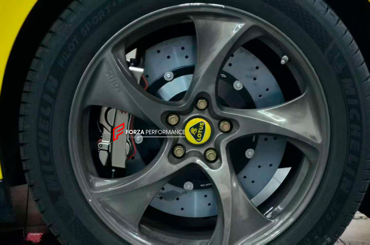We manufacture premium quality carbon ceramic brakes discs rotors for LOTUS EMEYA 2024+ in any size

Specification:

6 Pot Front Brake Calipers
Front disc: 405 mm, thickness 34 mm

Material: Carbon Ceramic ( C / SiC) rings, Aluminium hat / bell

Includes: Carbon ceramic brake disсs / rotors, brake pads.

Fitment: Direct Bolt-On replace OE IRON

BRAKE DISCS ROTORS CAN BE MADE FOR YOUR CAR IN ANY SIZE AND UPGRADED FROM IRON / STEEL DISCS TO CARBON CERAMIC

PLEASE INCLUDE YOUR CAR VIN, MODEL, YEAR AND WHEELS S