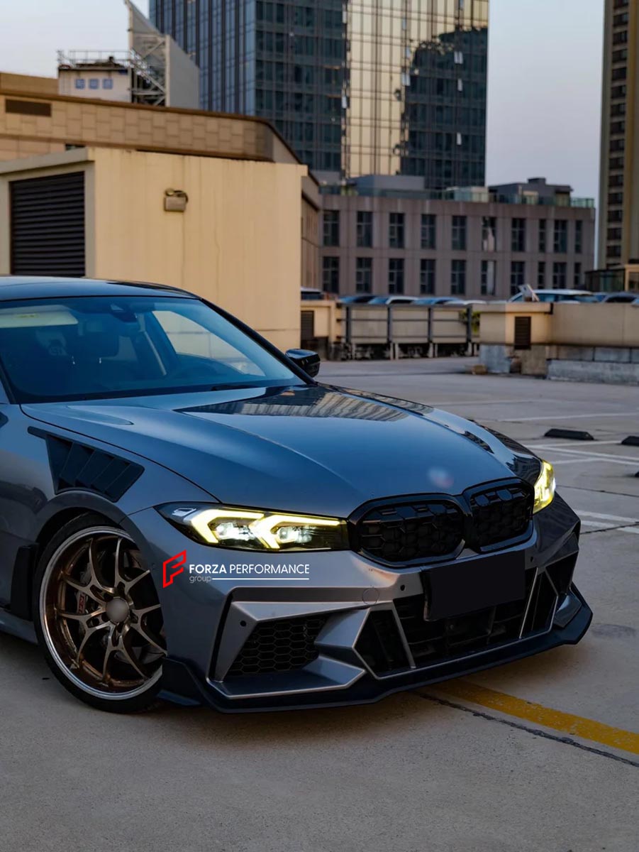 Front Fenders for BMW 3 SERIES VII G20 G28 LCI 2023+
Set includes:

Front Fenders
Material: Plastic (PP)

NOTE: Professional installation is required.