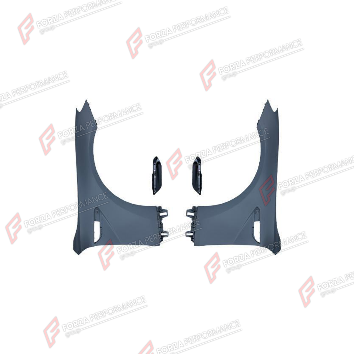 FRONT FENDERS for BMW M6 F12 F13 2012 - 2018 FORZA PERFORMANCE custom fit M6 Style

Set includes:
Front Fenders

Material: Plastic

NOTE: Professional installation is required.