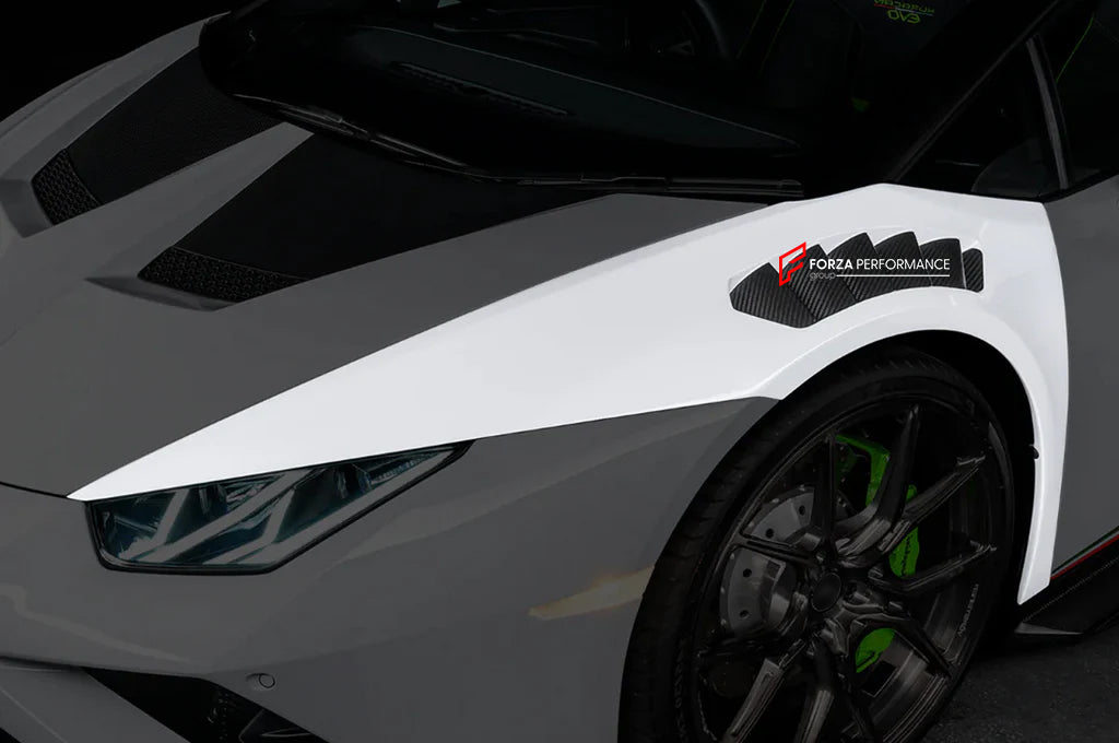 FRONT FENDERS for LAMBORGHINI HURACAN LP610 LP580 2014 - 2019

Set includes:&nbsp;

Frone Fenders

Material: Fiberglass + carbon

Note: Professional installation is required.

Why “Contact Us for Pricing”?

We don’t display fixed prices because our goal is to offer you the most competitive deal possible. Product costs often decrease over time, and by requesting a quote, you’ll receive our most up-to-date price on market.

SECURED PAYMENT METHODS&nbsp;
PayPal (+4.4% fee)
Visa / Mastercard / American Express 