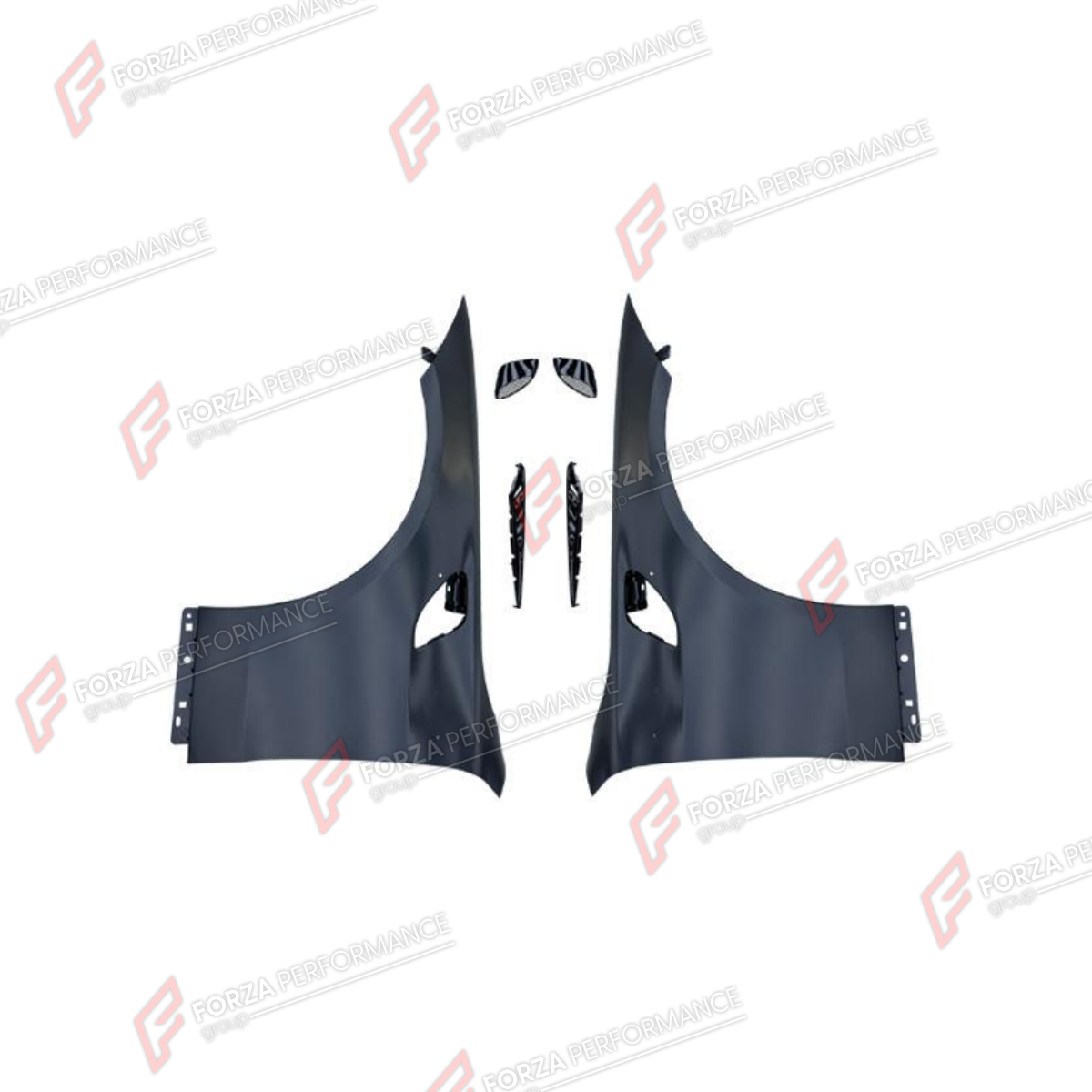 FRONT FENDERS for MERCEDES-BENZ C-CLASS W206 2021+ FORZA PERFORMANCE custom fit GT Style

Set includes:
Front Fenders

Material: Plastic

NOTE: Professional installation is required.