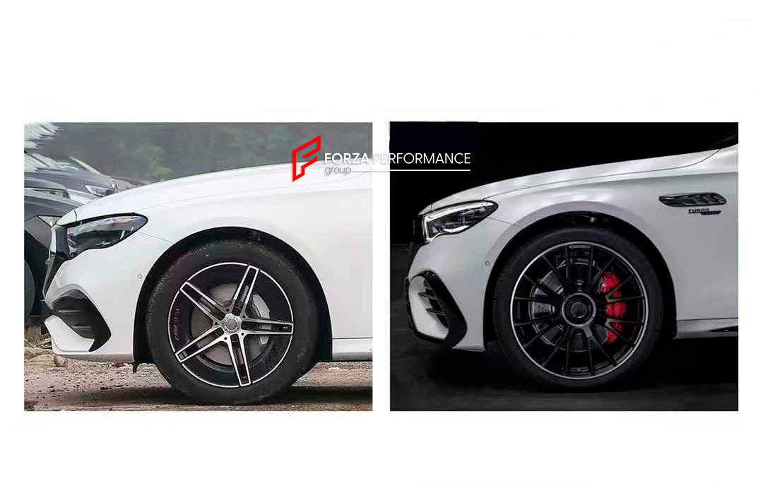 FRONT FENDERS for MERCEDES BENZ E CLASS W214 AMG E53 2024+

Set includes:

Front Fenders with Trim Vents

Material: Plastic

Note: Professional installation is required.

Payment ►
Visa
Mastercard
PayPal with a credit card (add 4.4% at checkout)
Payoneer
Cryptocurrency
Shipment ►
By express DHL/UPS/TNT/FedEx
To the local international airport
Special line by air
Special line by the sea
To Europe and the UK by train

Please let us know which shipping option you prefer.