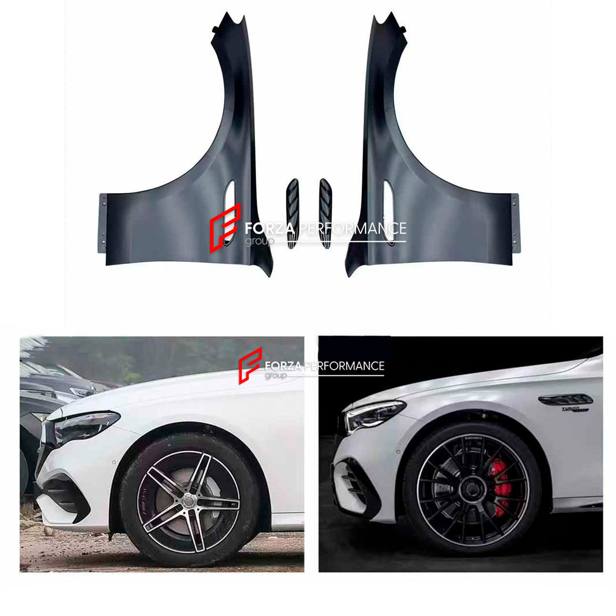 FRONT FENDERS for MERCEDES BENZ E CLASS W214 AMG E53 2024+

Set includes:

Front Fenders with Trim Vents

Material: Plastic

Note: Professional installation is required.

Payment ►
Visa
Mastercard
PayPal with a credit card (add 4.4% at checkout)
Payoneer
Cryptocurrency
Shipment ►
By express DHL/UPS/TNT/FedEx
To the local international airport
Special line by air
Special line by the sea
To Europe and the UK by train

Please let us know which shipping option you prefer.