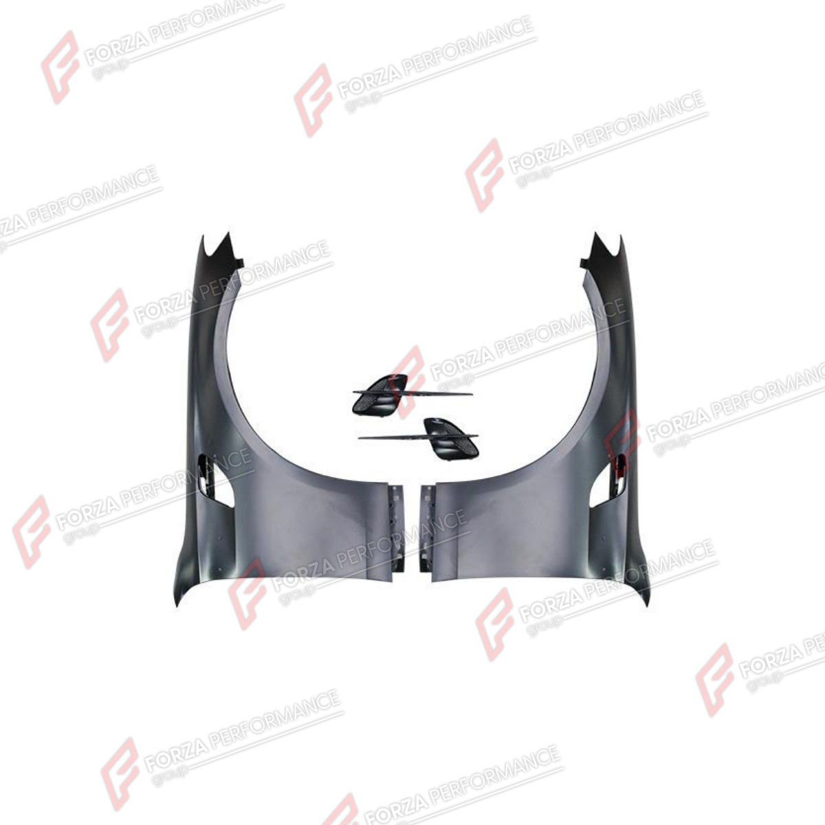 FRONT FENDERS for MERCEDES-BENZ E-CLASS W213 2016 - 2023 FORZA PERFORMANCE custom fit GT Style

Set includes:
Front Fenders

Material: Plastic

NOTE: Professional installation is required.