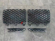 FRONT GRILLE and FRONT FENDER TRIMS for BENTLEY BENTAYGA PL71 FACELIFT 2020+

Set includes:

Front Grille

Material: Plastic

NOTE: Professional installation is required.

Payment ►
Visa

Mastercard

PayPal with a credit card (add 4.4% at checkout)
Payoneer
Cryptocurrency
Shipment ►
By express DHL/UPS/TNT/FedEx
To the local international airport
Special line by air
Special line by the sea
To Europe and the UK by train

Please let us know which shipping option you prefer.