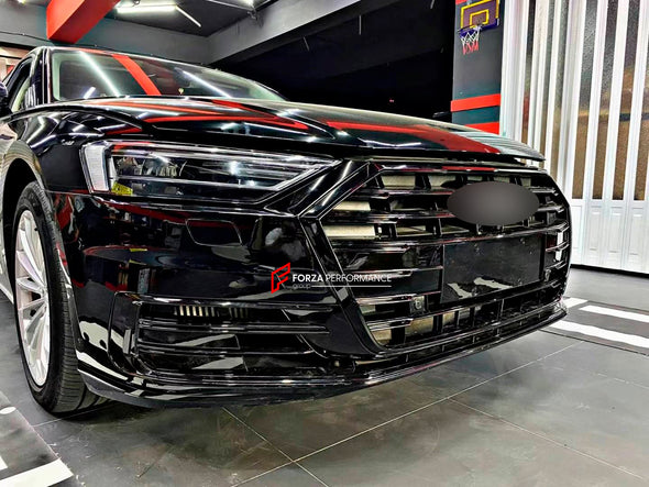 FRONT GRILLE for AUDI A8 D5 2018 - 2021

Set includes:

Grille

Material: Plastic

NOTE: Professional installation is required.



Payment ►
Visa

Mastercard

PayPal with a credit card (add 4.4% at checkout)
Payoneer
Cryptocurrency
Shipment ►
By express DHL/UPS/TNT/FedEx
To the local international airport
Special line by air
Special line by the sea
To Europe and the UK by train

Please let us know which shipping option you prefer.