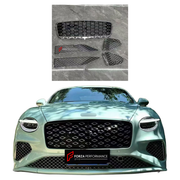 FRONT GRILLE for BENTLEY CONTINENTAL GT IV 2024+ FORZA PERFORMANCE custom fit Mulliner Style

Set includes:
Front Grille

Material: Plastic

NOTE: Professional installation is required.