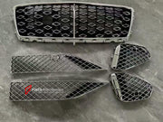 FRONT GRILLE for BENTLEY CONTINENTAL GT IV 2024+ FORZA PERFORMANCE custom fit Mulliner Style

Set includes:
Front Grille

Material: Plastic

NOTE: Professional installation is required.