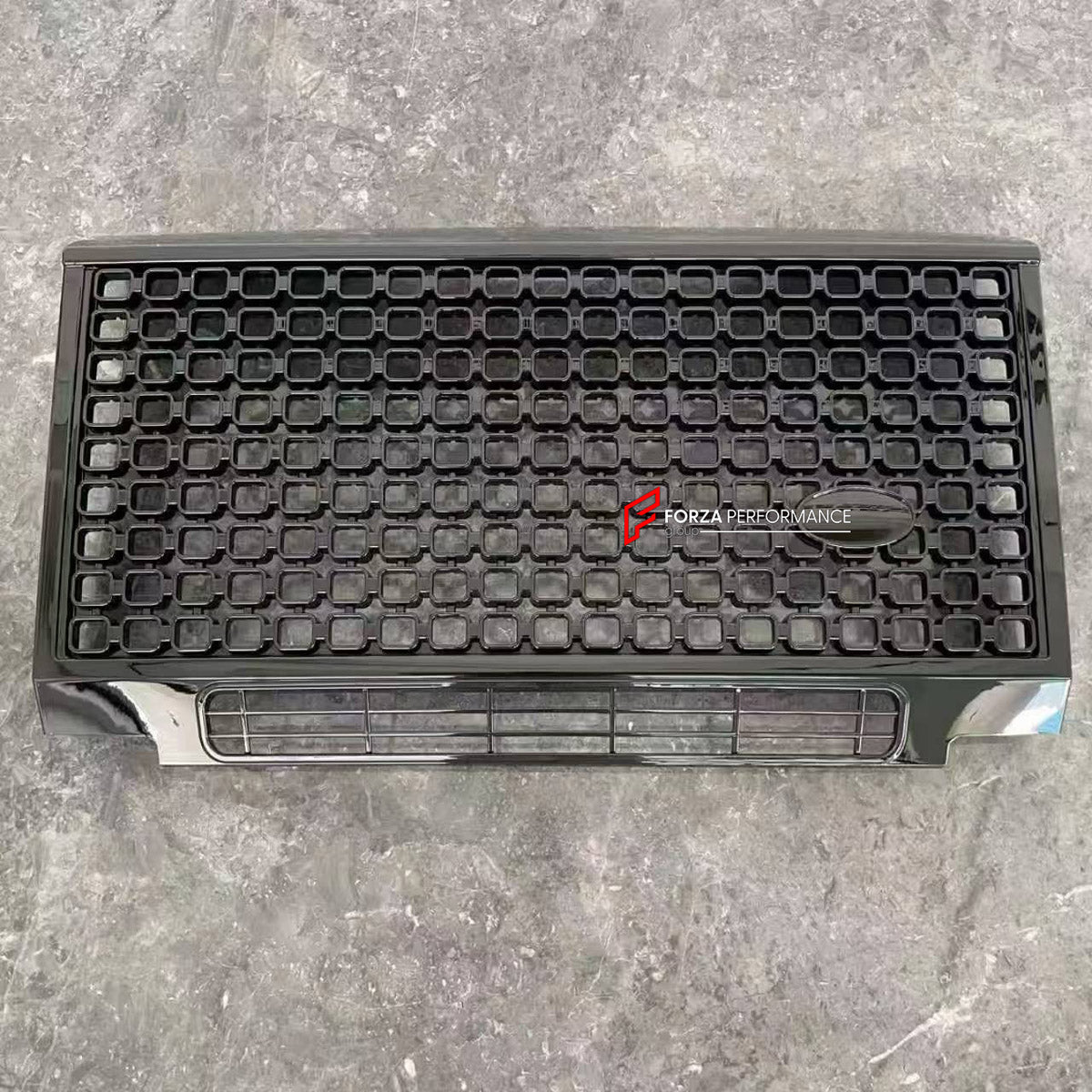 FRONT GRILLE for Land Rover Defender L316 90 110 130 1990 - 2016
Set includes:

Front Grille
Material: Plastic

NOTE: Professional installation is required.
