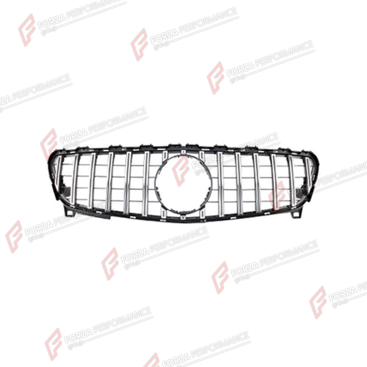 FRONT GRILLE for MERCEDES-BENZ A-CLASS W176 2013 - 2017 FORZA PERFORMANCE custom fit GT Style

Set includes:
Front Grille

Material: Plastic

NOTE: Professional installation is required.