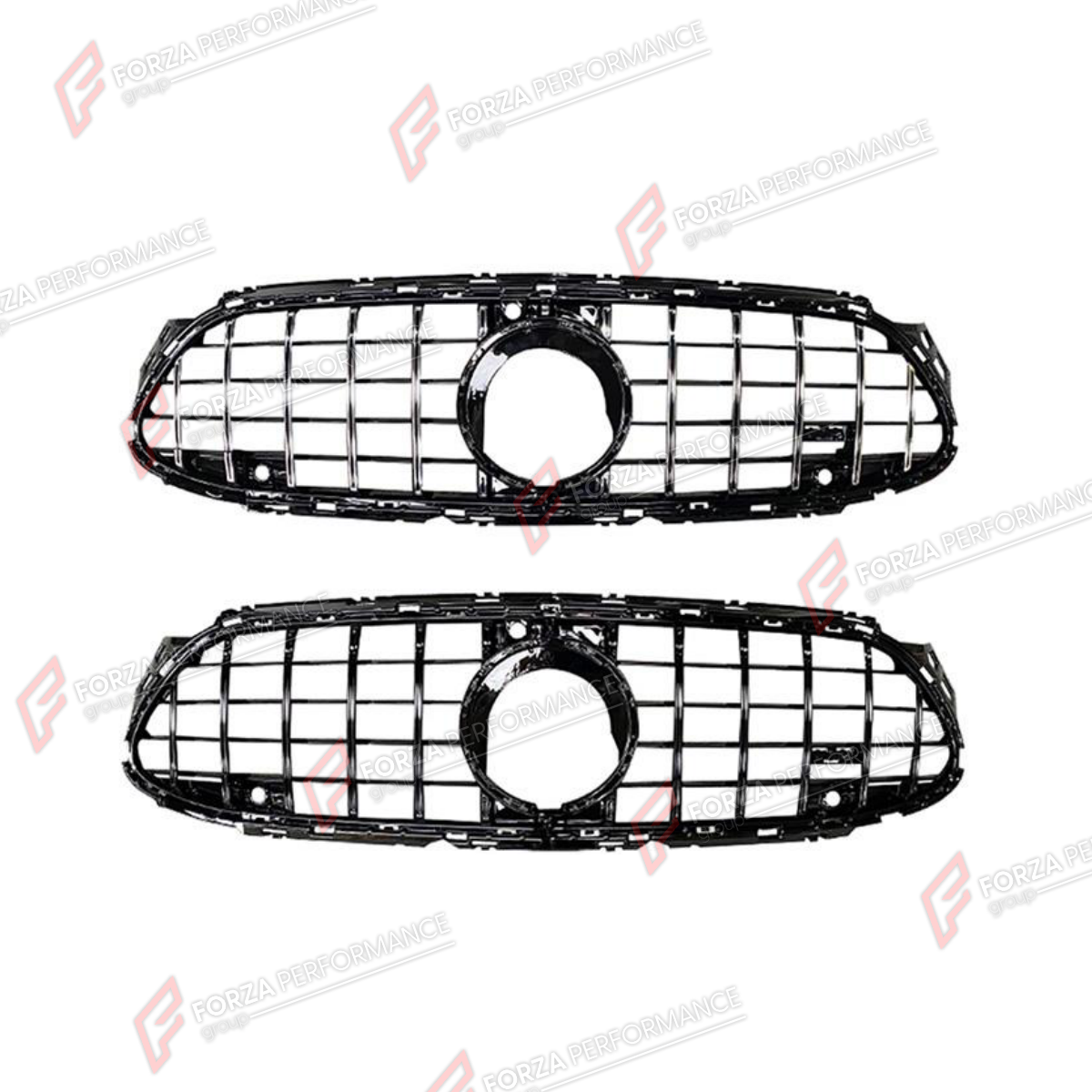 FRONT GRILLE for MERCEDES-BENZ E-CLASS AMG W213 FACELIFT E63 2020 - 2024 FORZA PERFORMANCE custom fit E63 AMG Style

Set includes:
Front Grille

Material: Plastic

NOTE: Professional installation is required.
