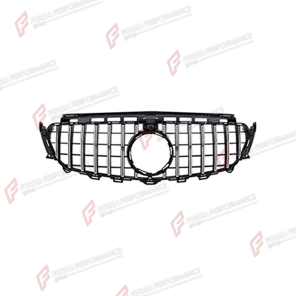 FRONT GRILLE for MERCEDES-BENZ E-CLASS W213 2016 - 2020 FORZA PERFORMANCE custom fit GT Style

Set includes:
Front Grille

Material: Plastic

NOTE: Professional installation is required.