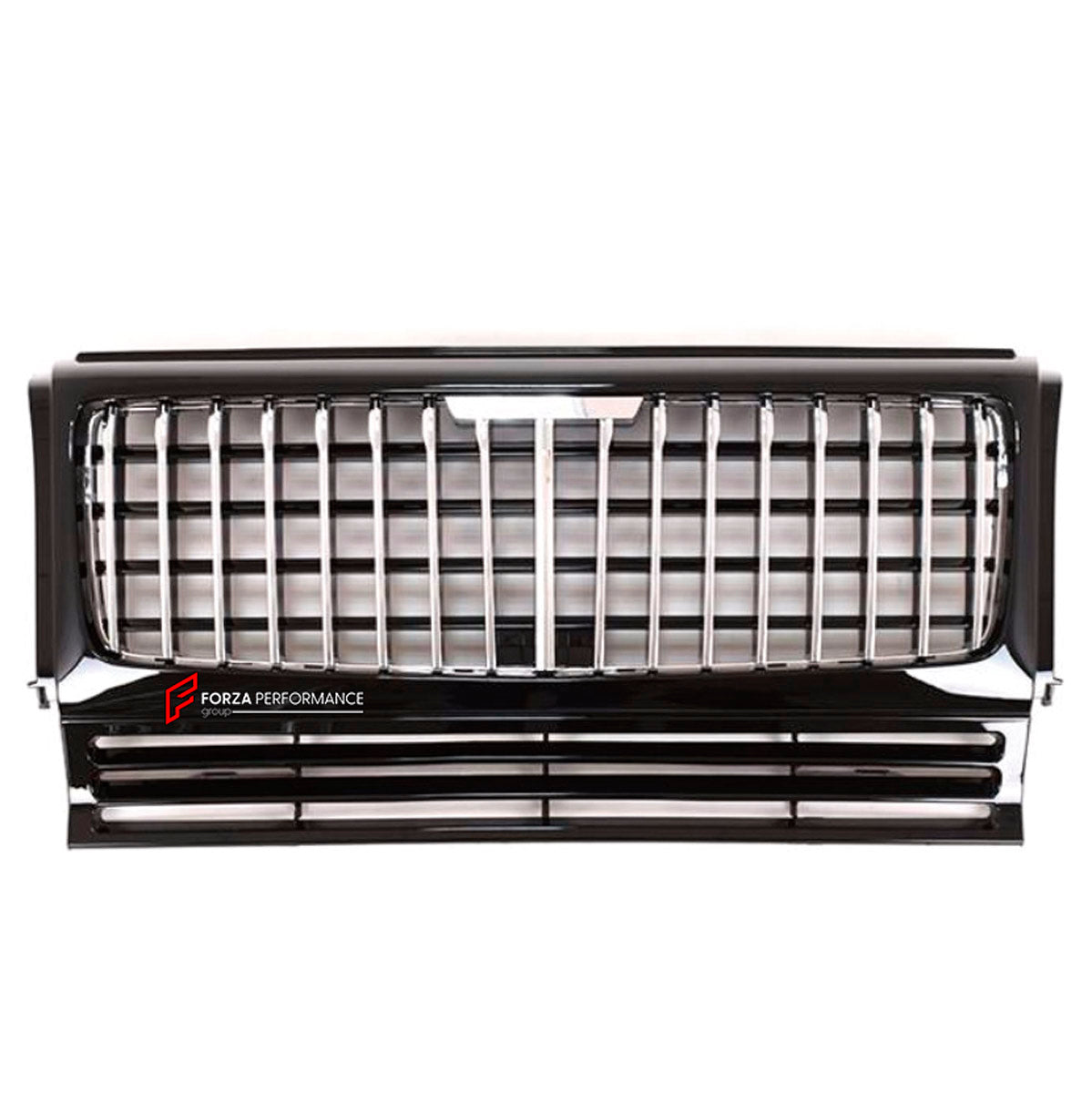 FRONT GRILLE for MERCEDES-BENZ G-CLASS W463 2008 - 2018 FORZA PERFORMANCE custom fit May Style

Set includes:
Front Grille

Material: Plastic

NOTE: Professional installation is required.