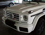FRONT GRILLE for Mercedes-Benz G-Class W463 2008 - 2018
Set includes:

Front Grille
Material: Plastic

NOTE: Professional installation is required.