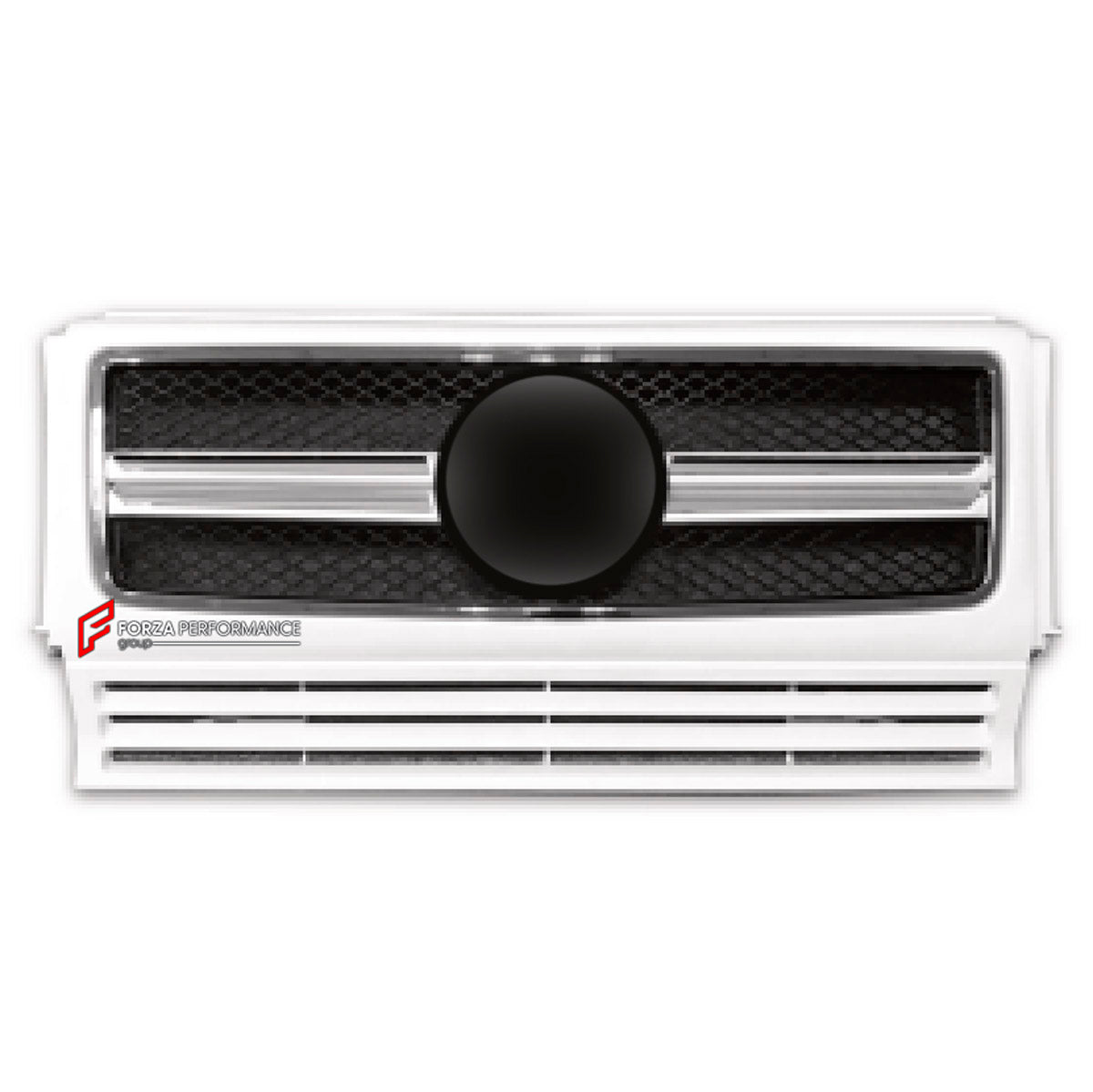 FRONT GRILLE for Mercedes-Benz G-Class W463 2008 - 2018
Set includes:

Front Grille
Material: Plastic

NOTE: Professional installation is required.