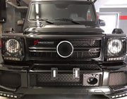 FRONT GRILLE for Mercedes-Benz G-Class W463 2008 - 2018
Set includes:

Front Grille
Material: Plastic

NOTE: Professional installation is required.