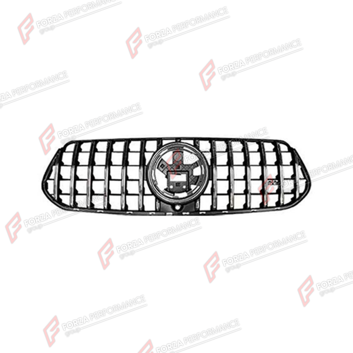 FRONT GRILLE for MERCEDES-BENZ GLE-CLASS V167 2019 - 2023 FORZA PERFORMANCE custom fit AMG Style

Set includes:
Front Grille

Material: Plastic

NOTE: Professional installation is required.