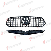 FRONT GRILLE for MERCEDES-BENZ GLE-CLASS V167 FACELIFT 2023+ FORZA PERFORMANCE custom fit AMG Style

Set includes:
Front Grille

Material: Plastic

NOTE: Professional installation is required.