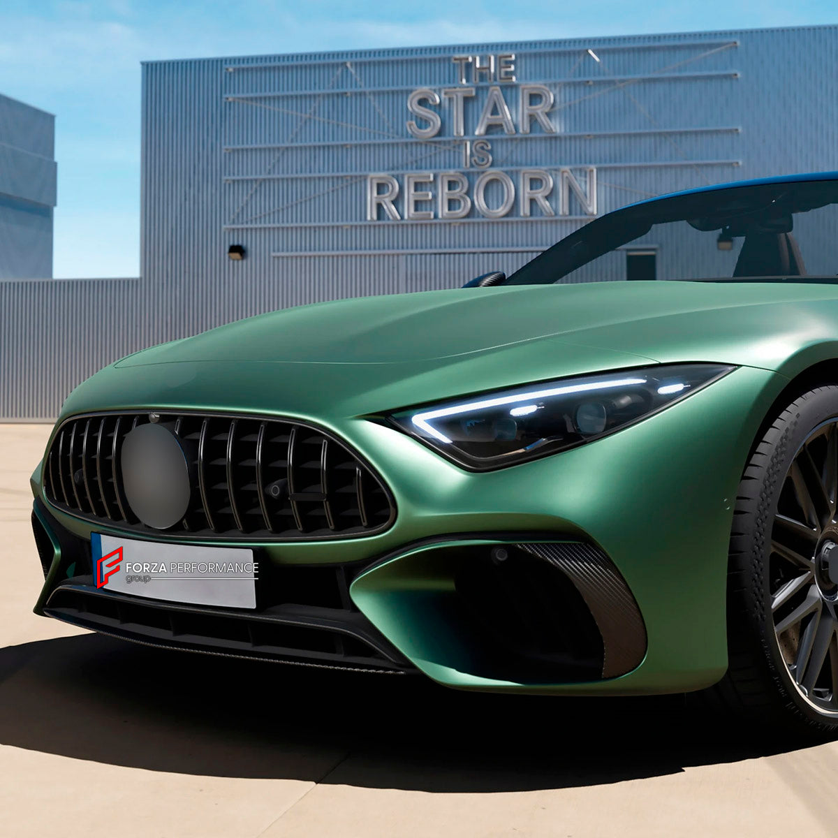 Front Grille for Mercedes Benz SL Class AMG R232 2022+
Set includes:

Front Grille
Material: Plastic

NOTE: Professional installation is required.