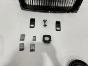 FRONT GRILLE for ROLLS ROYCE WRAITH 2013 - 2023

Set includes:

Grille

Material: Plastic&nbsp;


NOTE: Need to reuse OEM frame plastic bracket. Professional installation is required.&nbsp;