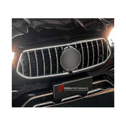 FRONT GRILLE for MERCEDES-BENZ

Set includes:
Front Grille

Material: Plastic

NOTE: Professional installation is required.