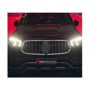 FRONT GRILLE for MERCEDES-BENZ

Set includes:
Front Grille

Material: Plastic

NOTE: Professional installation is required.