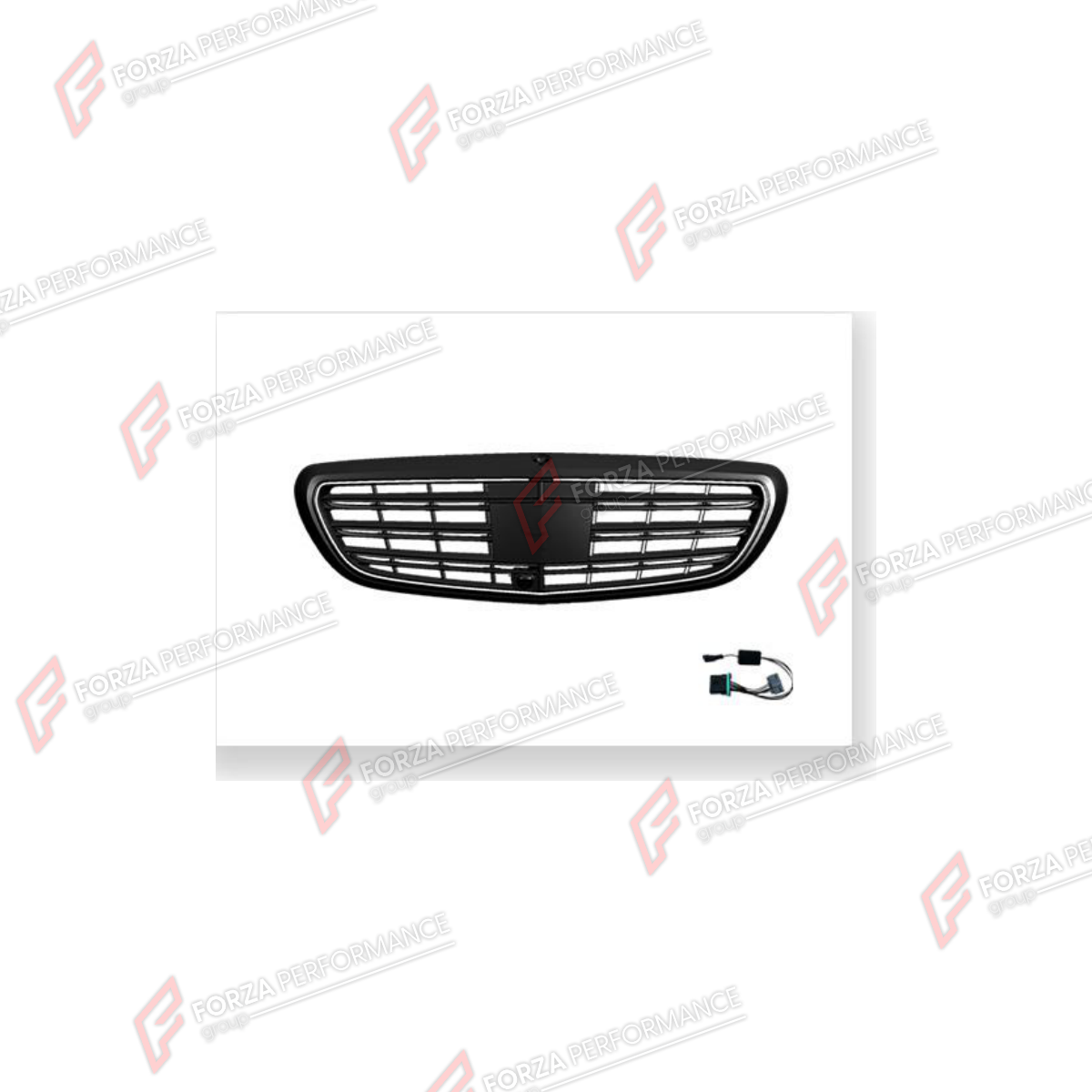 FRONT GRILLE WITH LED LIGHTS for MERCEDES-BENZ E-CLASS W213 2016 - 2020

Set includes:
Front Grille
LED Lights

Material: Plastic

NOTE: Professional installation is required.