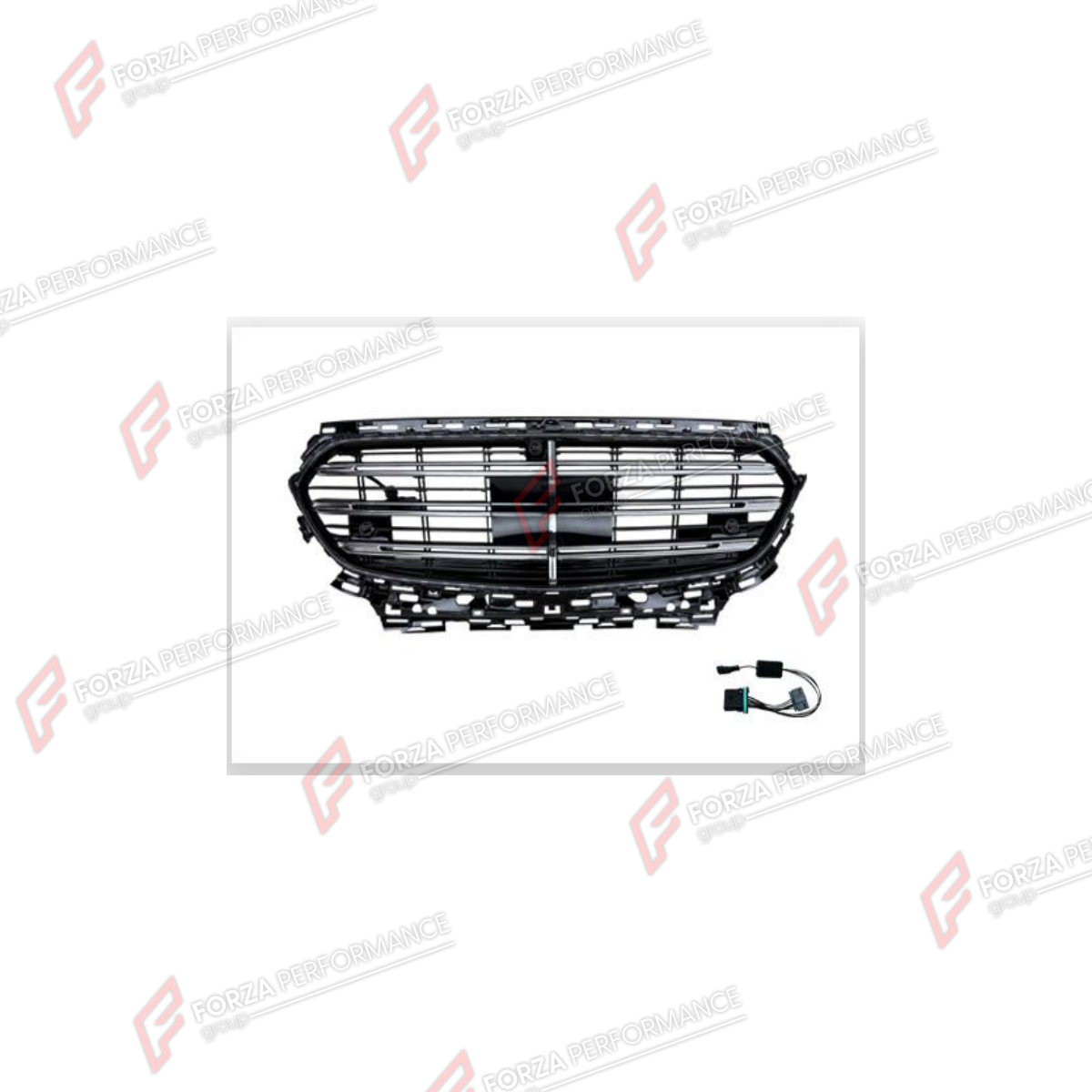 FRONT GRILLE WITH LED LIGHTS for MERCEDES-BENZ E-CLASS W214 2023+

Set includes:
Front Grille
LED Lights

Material: Plastic

NOTE: Professional installation is required.