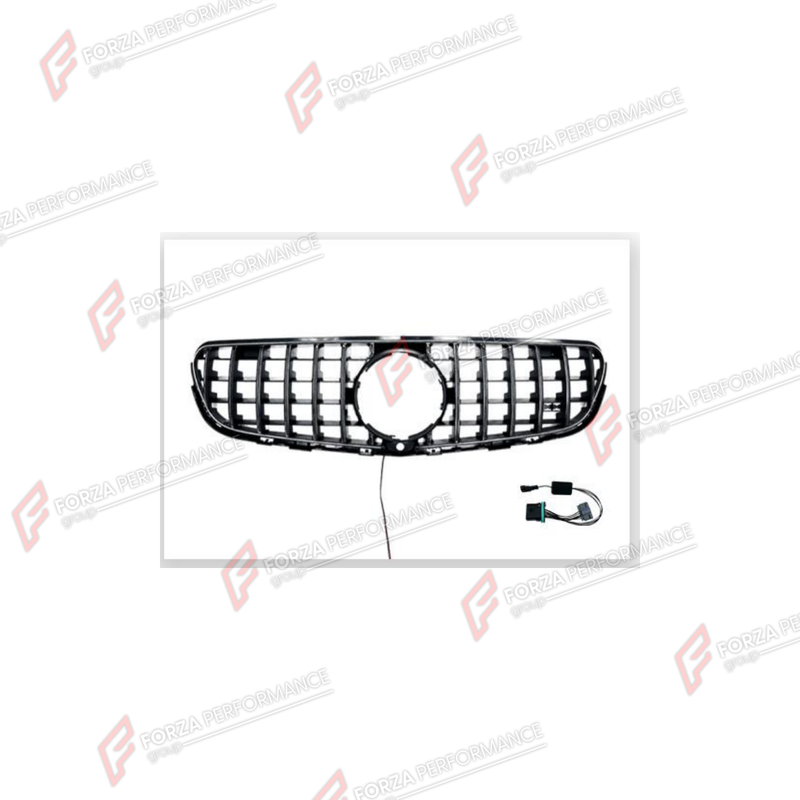 FRONT GRILLE WITH LED LIGHTS for MERCEDES-BENZ GLC-CLASS X253 2015 - 2019