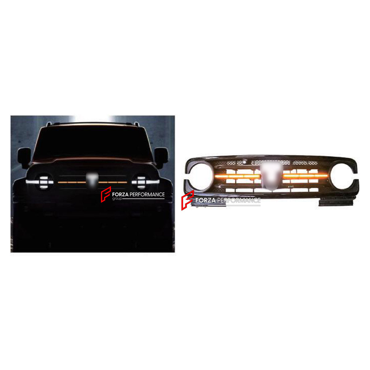 FRONT GRILLE WITH LED LIGHTS for TANK 300 2020+

Set includes:
Front Grille
LED Lights

Material: Plastic

NOTE: Professional installation is required.