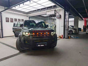 FRONT GRILLE for LAND ROVER DEFENDER L663 2019+

Set includes:

Front Grille&nbsp;

Material: Plastic

Note: Professional installation is required