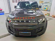 FRONT GRILLE for LAND ROVER DEFENDER L663 2019+

Set includes:

Front Grille&nbsp;

Material: Plastic

Note: Professional installation is required
