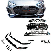 Front Lip And Front Grille for Audi RS3 8Y Facelift 2024+
Set includes:

Front Lip
Front Grille
Material: Plastic

NOTE: Professional installation is required.
