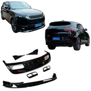 Front Lip And Rear Diffuser for Land Rover Range Rover Sport L461 2022+
Set includes:

Front Lip
Rear Diffuser
Material: Plastic, Dry Carbon

NOTE: Professional installation is required.
