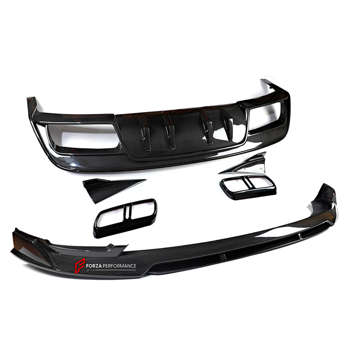Front Lip And Rear Diffuser for Land Rover Range Rover Sport L461 2022+
Set includes:

Front Lip
Rear Diffuser
Material: Plastic, Dry Carbon

NOTE: Professional installation is required.