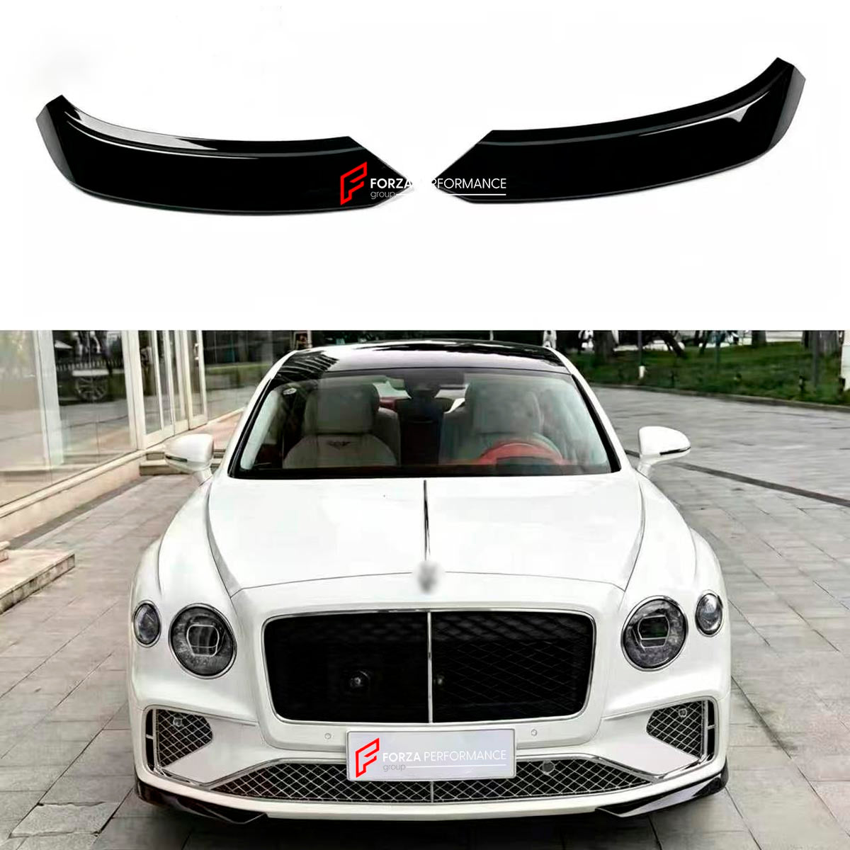FRONT LIP for BENTLEY FLYING SPUR III 3 2019 - 2024
Set includes:

Front Lip
Material: Plastic

NOTE: Professional installation is required.