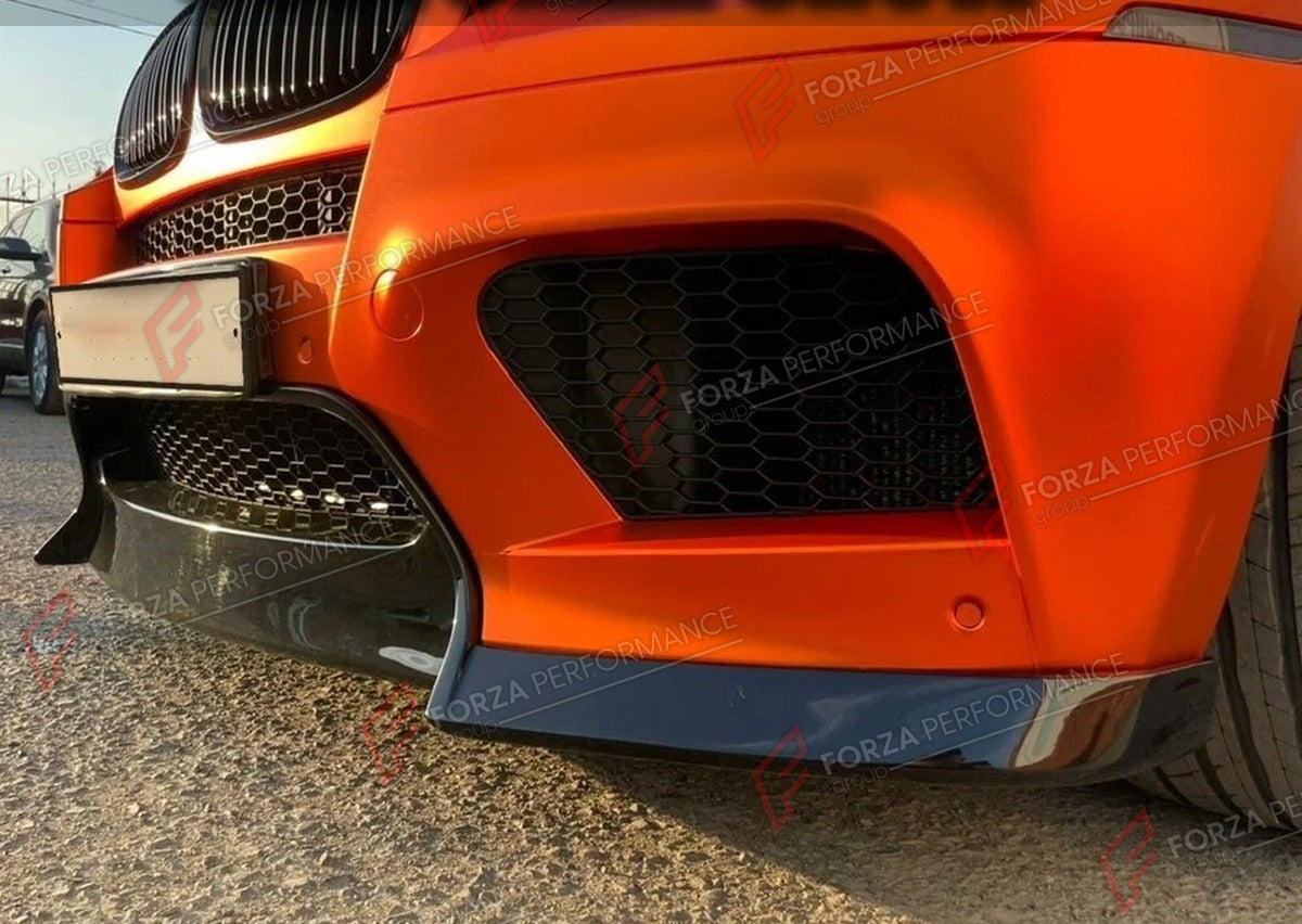 FRONT LIP for BMW X6M E71 X5M E70 2010 - 2014 FORZA PERFORMANCE Custom Fit
Set includes:

Front Lip
Material: Plastic

NOTE: Professional installation is required.

Why “Contact Us for Pricing”?
We don’t display fixed prices because our goal is to offer you the most competitive deal possible. Product costs often decrease over time, and by requesting a quote, you’ll receive our most up-to-date price on market.

SECURED PAYMENT METHODS
PayPal (+4.4% fee)
Visa / Mastercard / American Express (through PayPal)
B