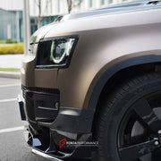 FRONT LIP for LAND ROVER DEFENDER L663 90 110 130 2019+ FORZA PERFORMANCE custom fit MS Style

Set includes:
Front Lip

Material: Plastic

NOTE: Professional installation is required.