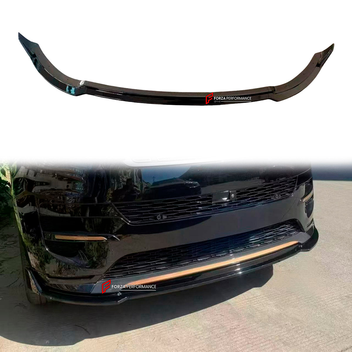 Front Lip for Land Rover Range Rover Sport L461 2022+
Set includes:

Front Lip
Material: Plastic

NOTE: Professional installation is required.
