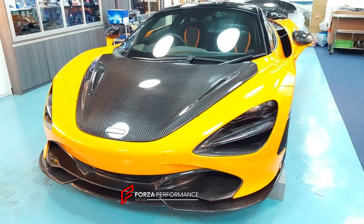CARBON FRONT LIP for MCLAREN 720S COUPE 2017 - 2023

Set includes:

Front Lip

Material: Carbon

Note: Professional installation is required