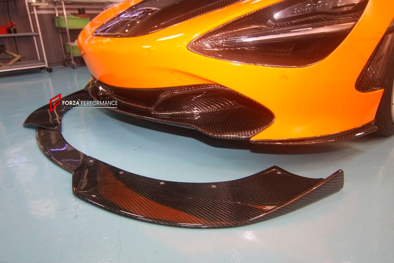 CARBON FRONT LIP for MCLAREN 720S COUPE 2017 - 2023

Set includes:

Front Lip

Material: Carbon

Note: Professional installation is required